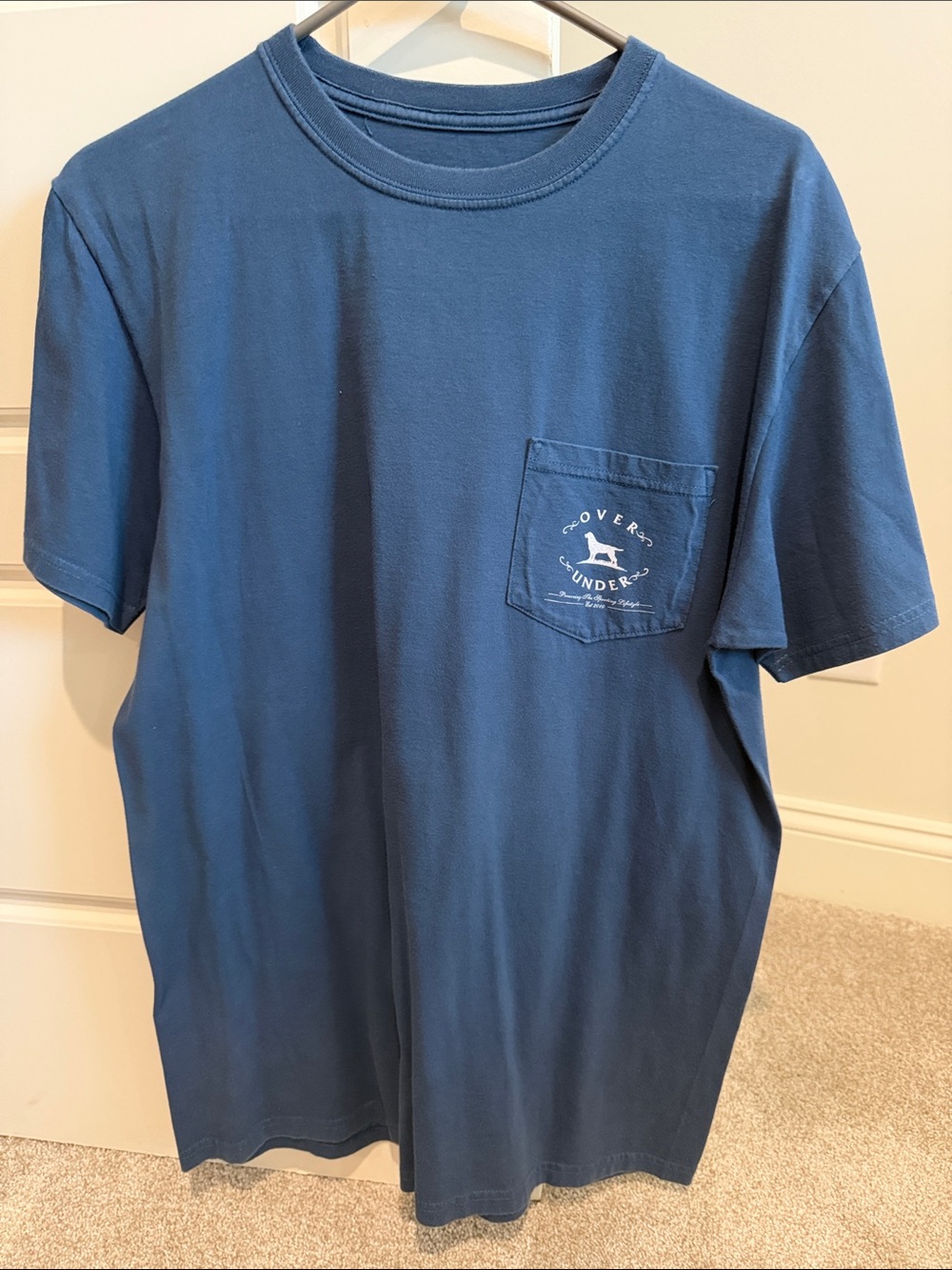 Cover & Under Navy Short-Sleeve Pocket Tee